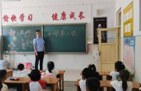 “警&校”共织安全网 打谣宣传进校园